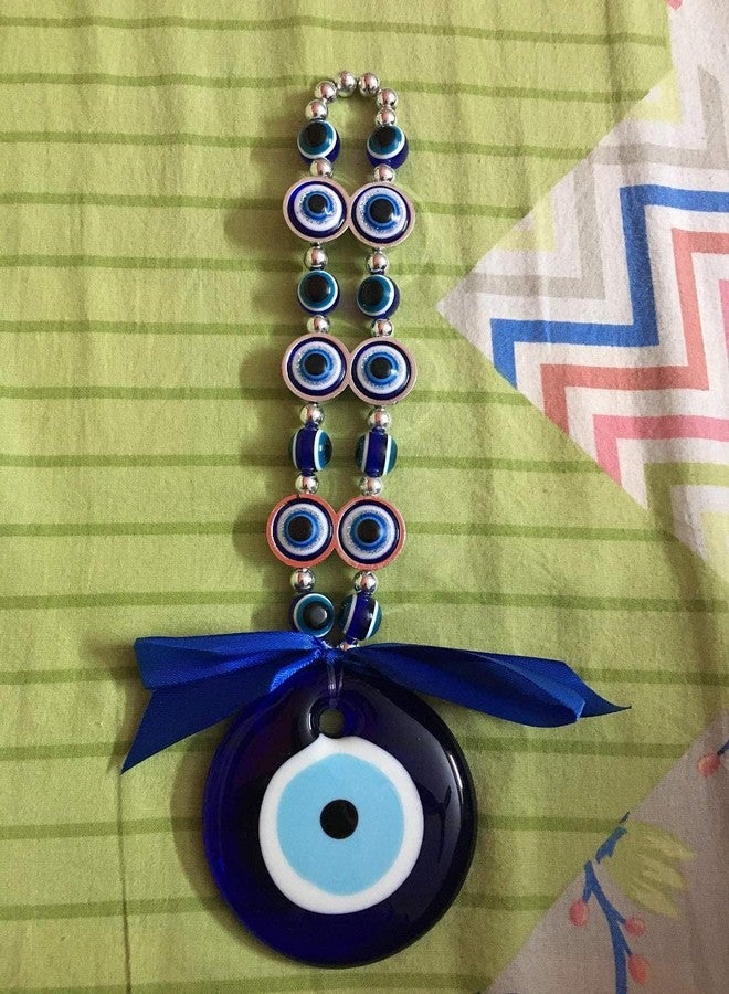 GJ Evil Eye Hanging for Home, Car & Office | Nazar Protection Charm for Positive Energy & Good Luck | Blue Evil Eyes Decor - Image 3